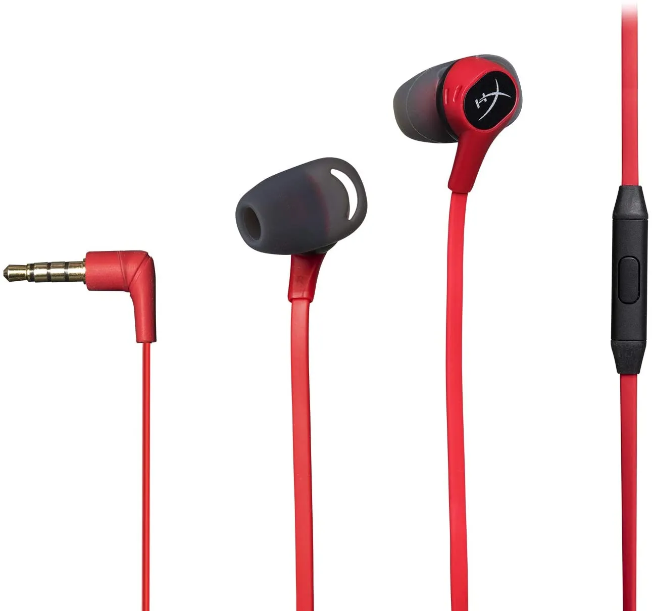 HyperX HX-HSCEB-RD Cloud Earbuds, Gaming Headphones with Mic for Nintendo Switch and Mobile Gaming