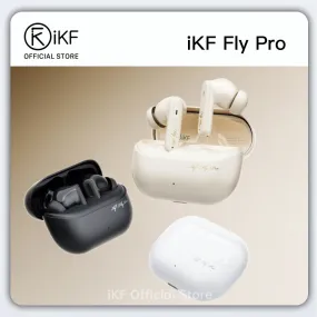 iKF Fly Pro Active Noise Cancelling Wireless Earbuds Bluetooth Earphones Large Battery Low-Latency Gaming for iOS/Andriod
