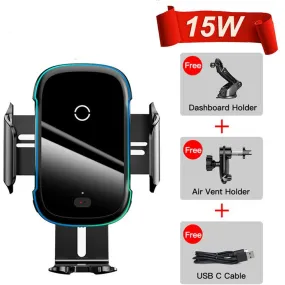 Infrared Induction Automatic Locking Car Phone  Holder Bracket