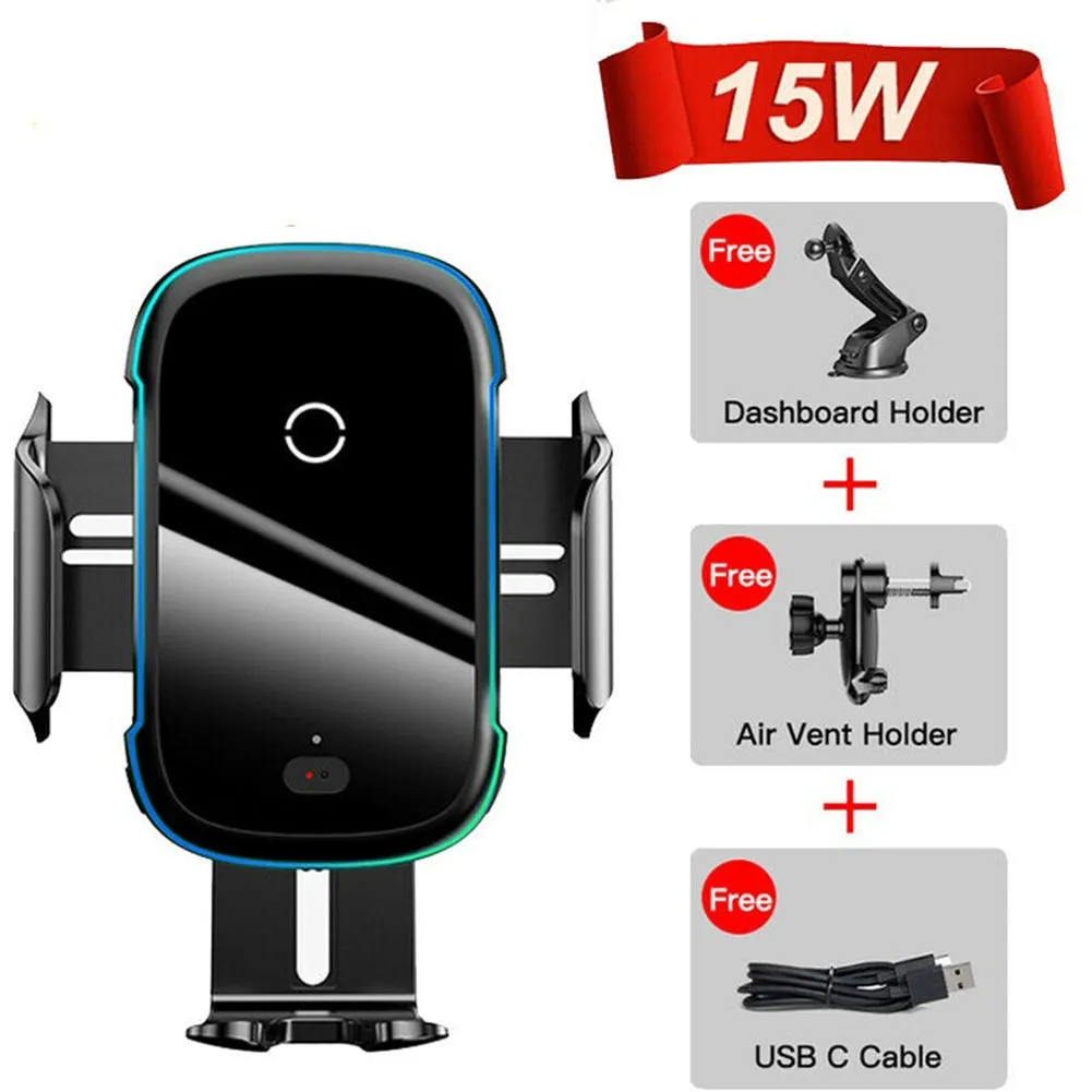 Infrared Induction Automatic Locking Car Phone  Holder Bracket