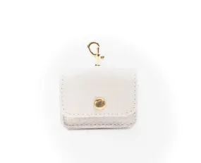 Ivory Faux Snake Earbud Pro Case