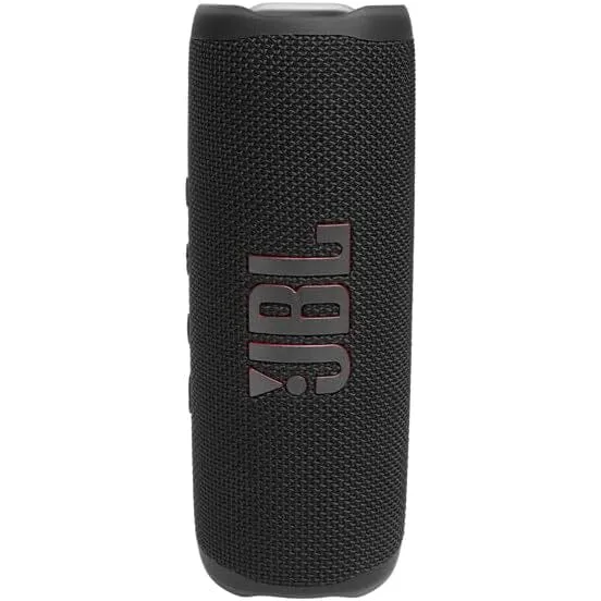 JBL FLIP 6 Waterproof Portable Speaker Bundle with gSport Carbon Fiber Case (Black)  (Refurbished)
