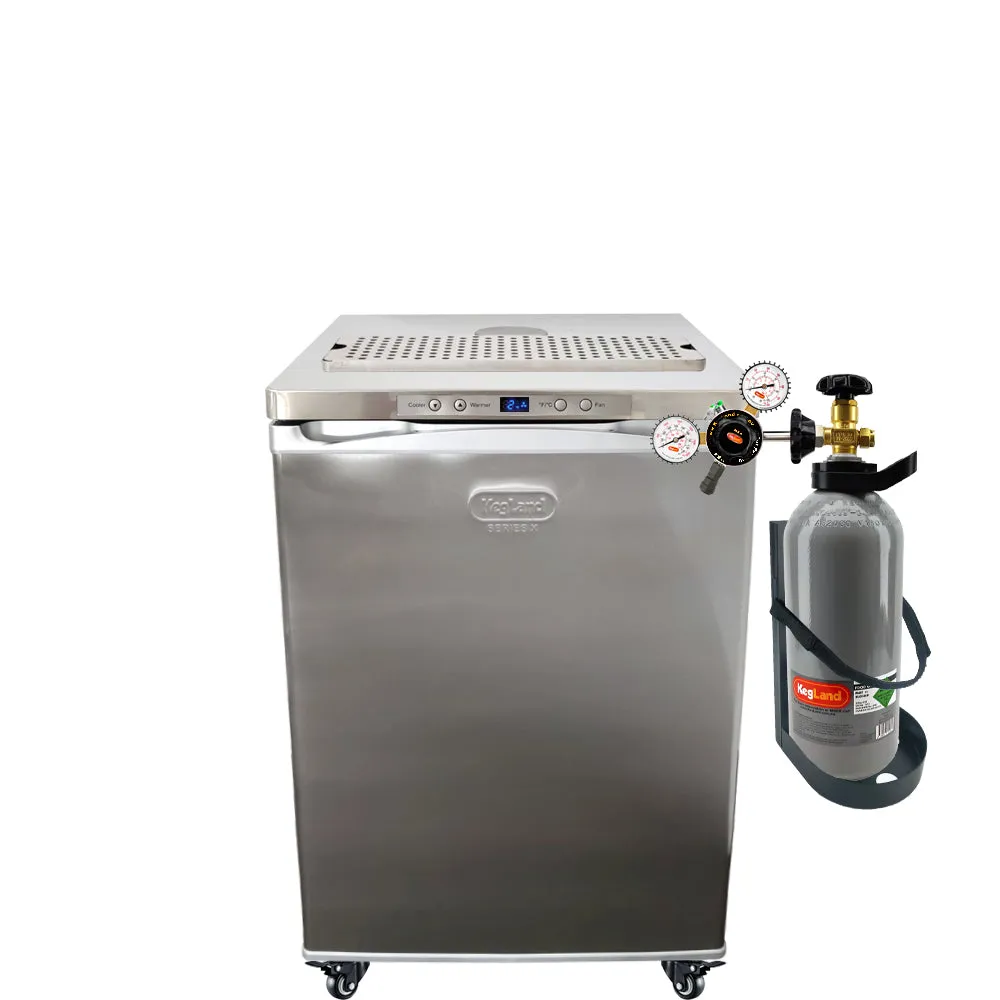 KegLand Black Punisher Kegerator Builder for Homebrewers