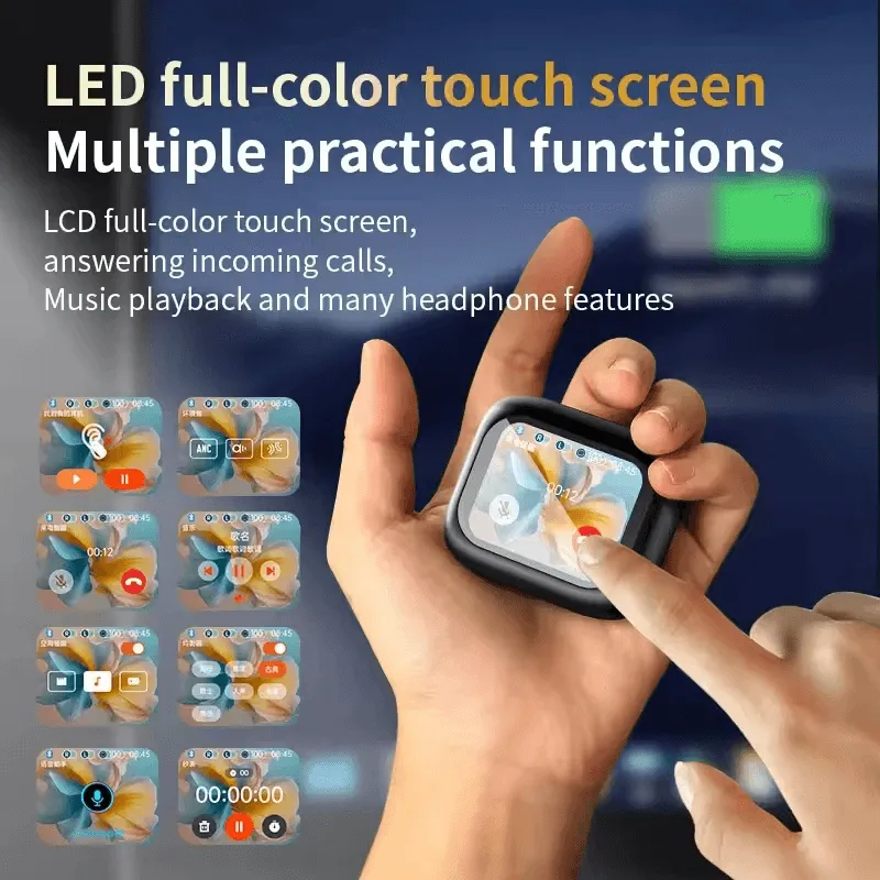 LCD Screen Function ANC & ENC Earbuds - M6