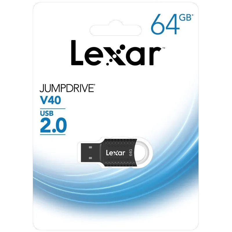 Lexar JumpDrive V40 USB 2.0 Flash Drive 64GB