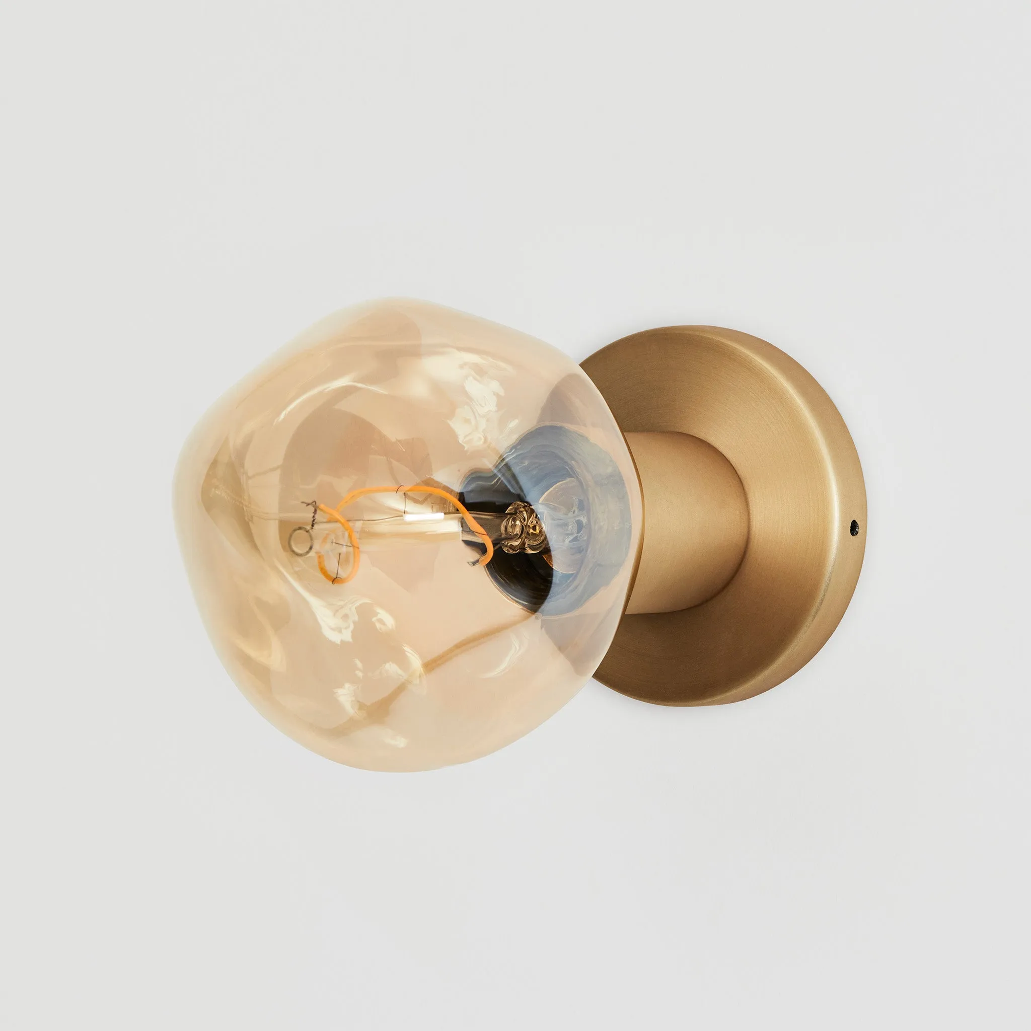Lochan Wall Light in Brass   Voronoi I