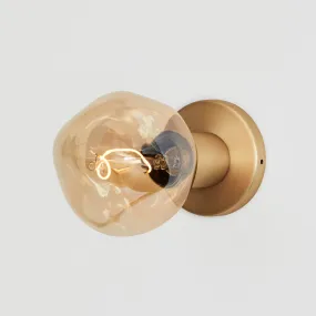 Lochan Wall Light in Brass   Voronoi I