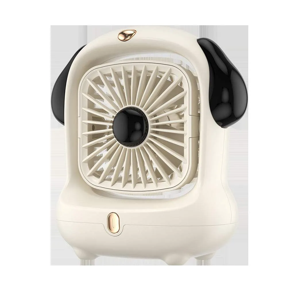 Mini Desk Fan - Desktop Little Mini Fan Charging power USB interface.