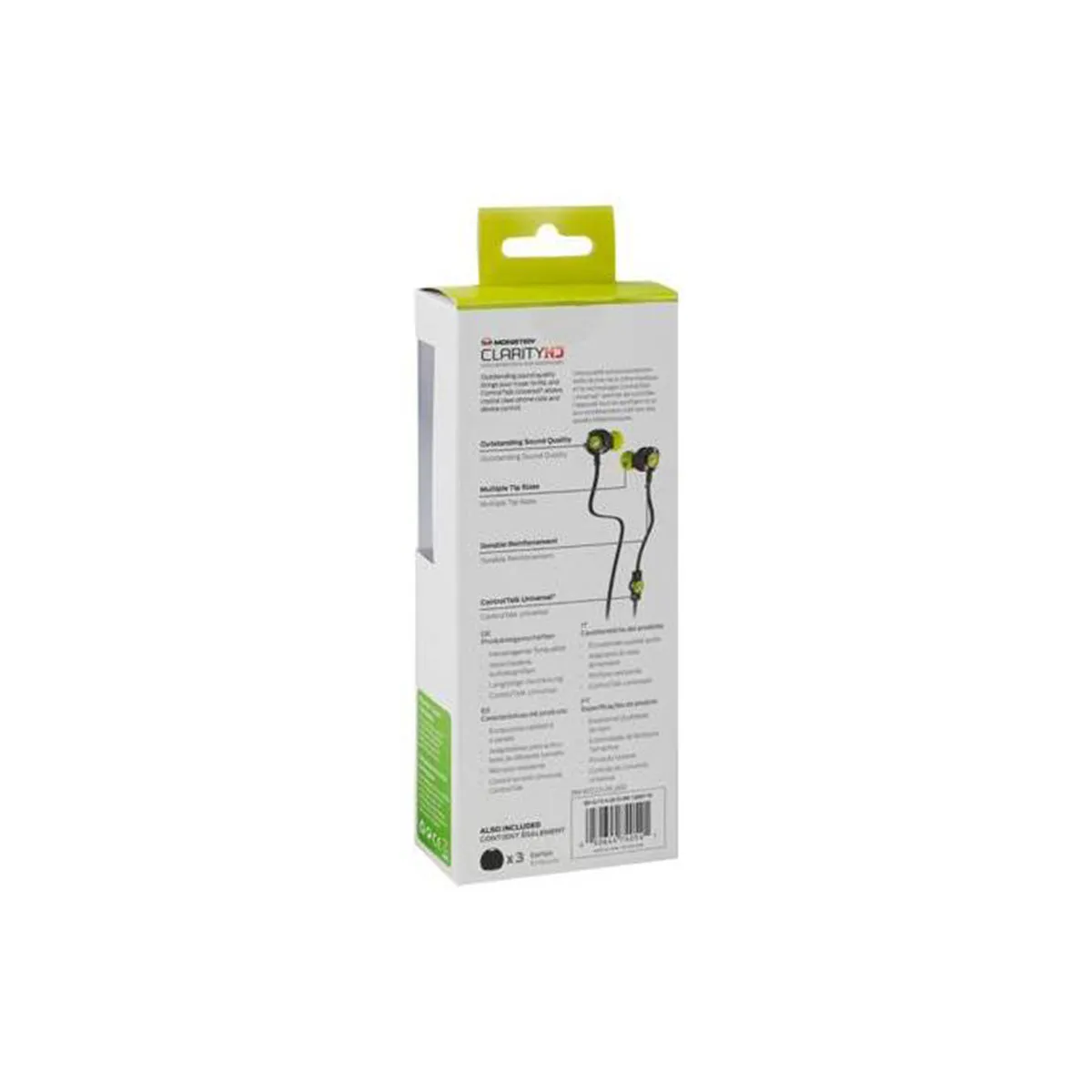 Monster Clarity HD In-Ear Headphones - Green