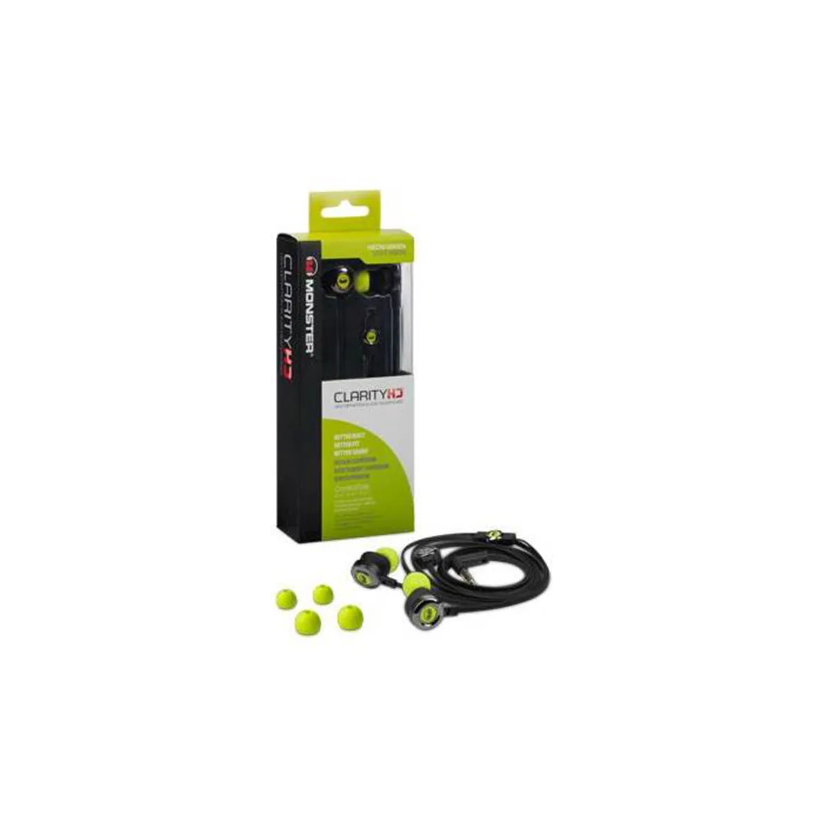 Monster Clarity HD In-Ear Headphones - Green