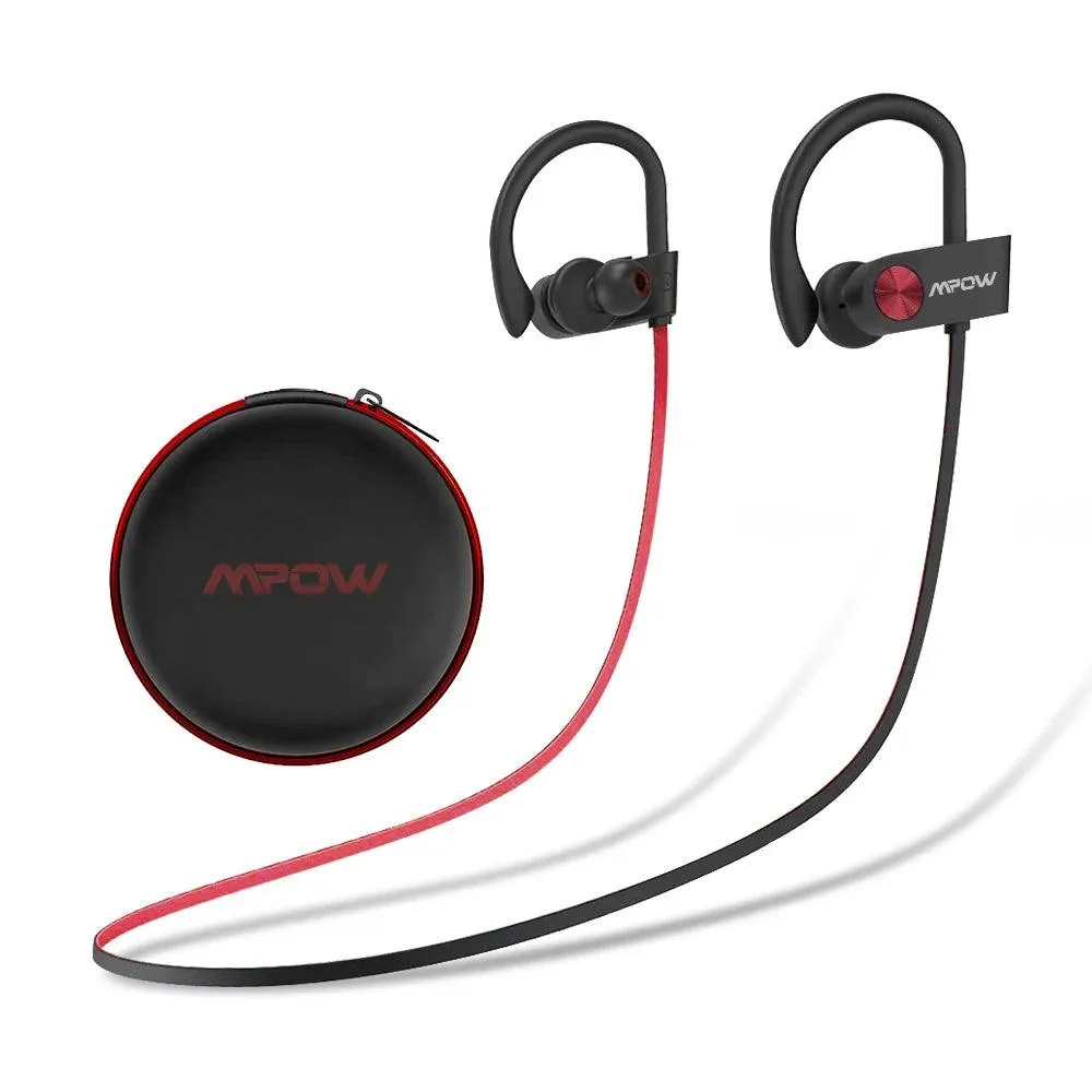 Mpow Flame IPX7 Waterproof Bluetooth Headphones V5.3 Earphone with CVC6.0 Noise Canceling Mic HiFi Stereo Wireless Sport Earbuds