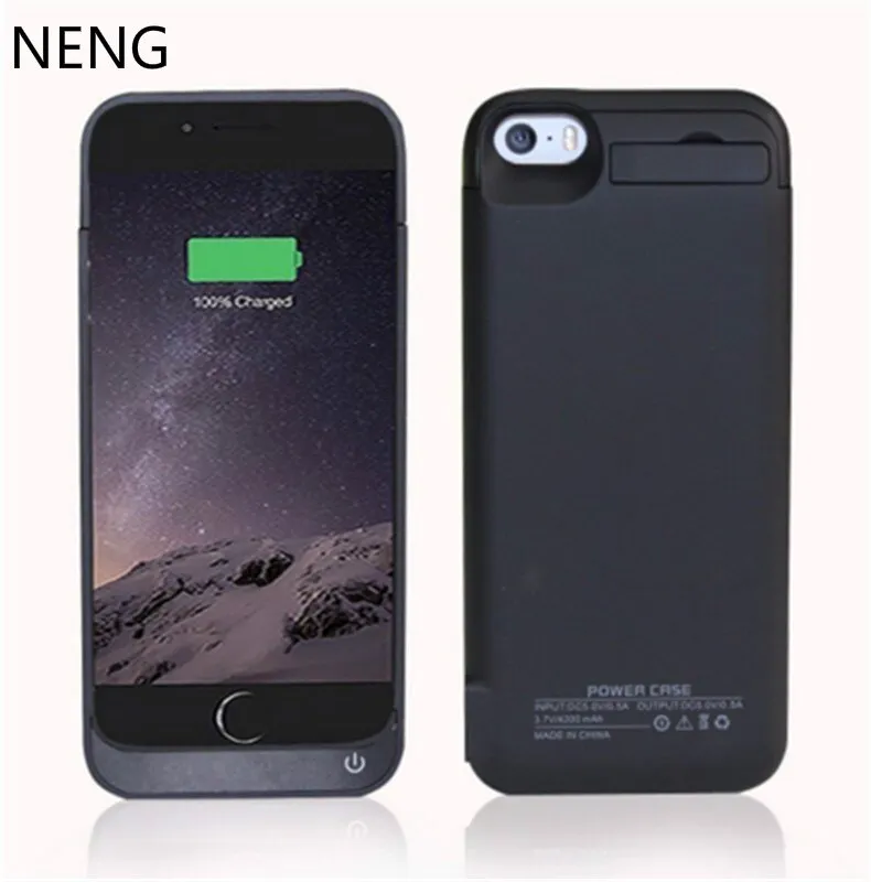 NENG 4200mAh Portable Backup External Battery Charger Case For iphone5 SE  Powerbank Charging Case For iPhone 5C 5S Battery Case