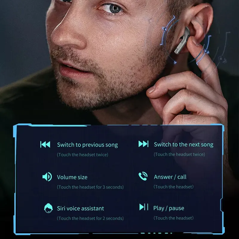 Noise Cancelling Digital Display Bluetooth Headphones