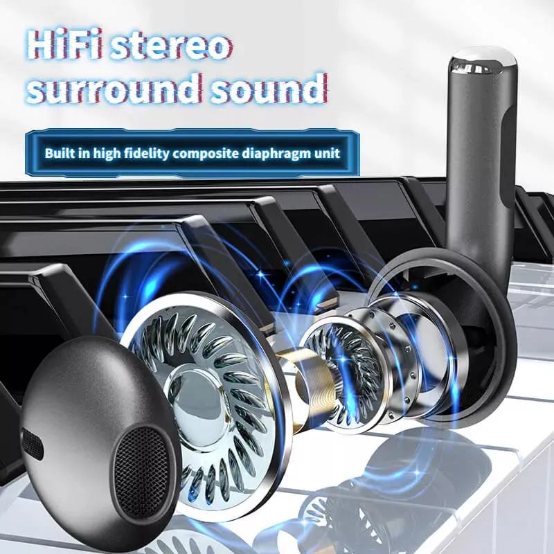 Noise Cancelling Digital Display Bluetooth Headphones