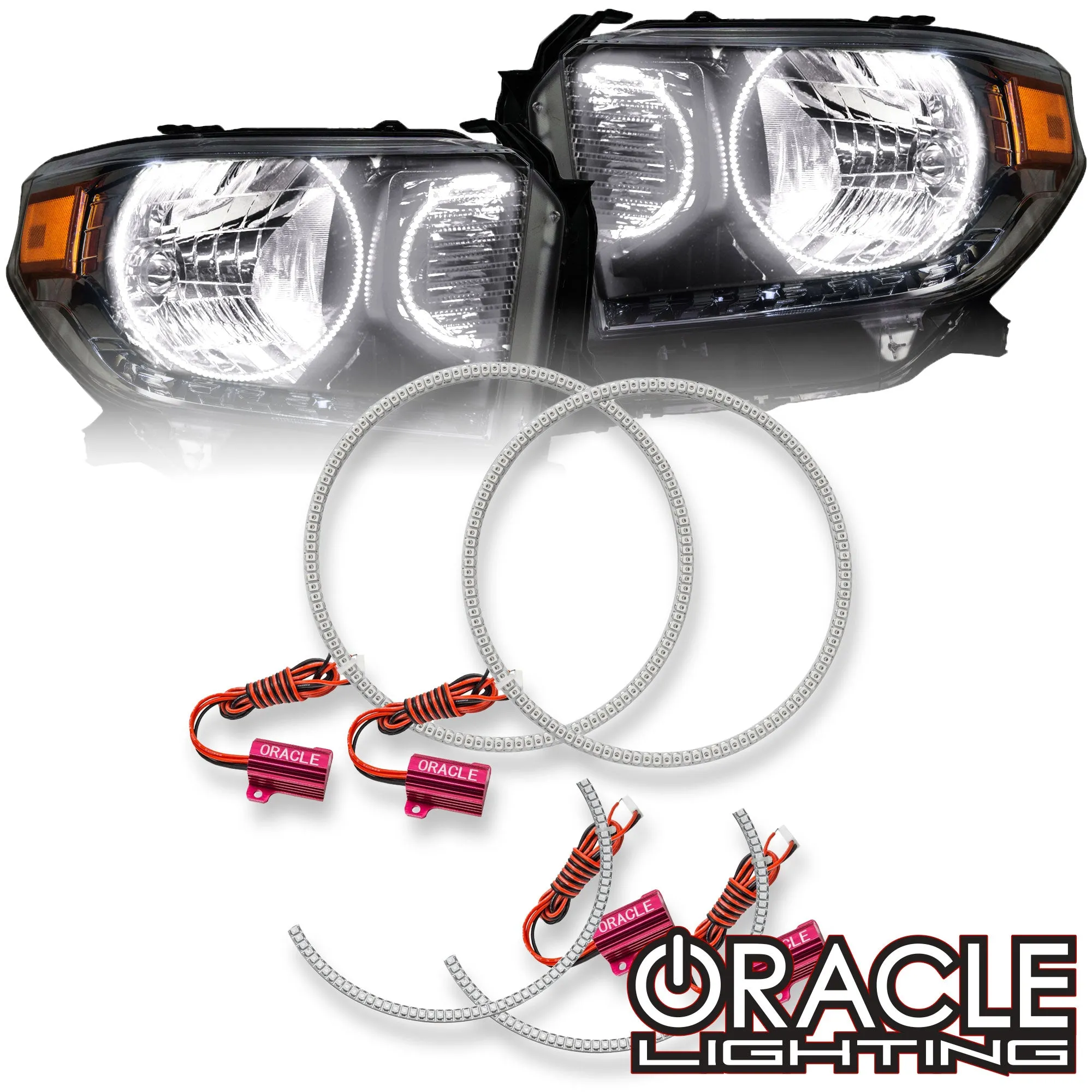 ORACLE Lighting 2014-2017 Toyota Tundra LED Dual Halo Headlight Kit