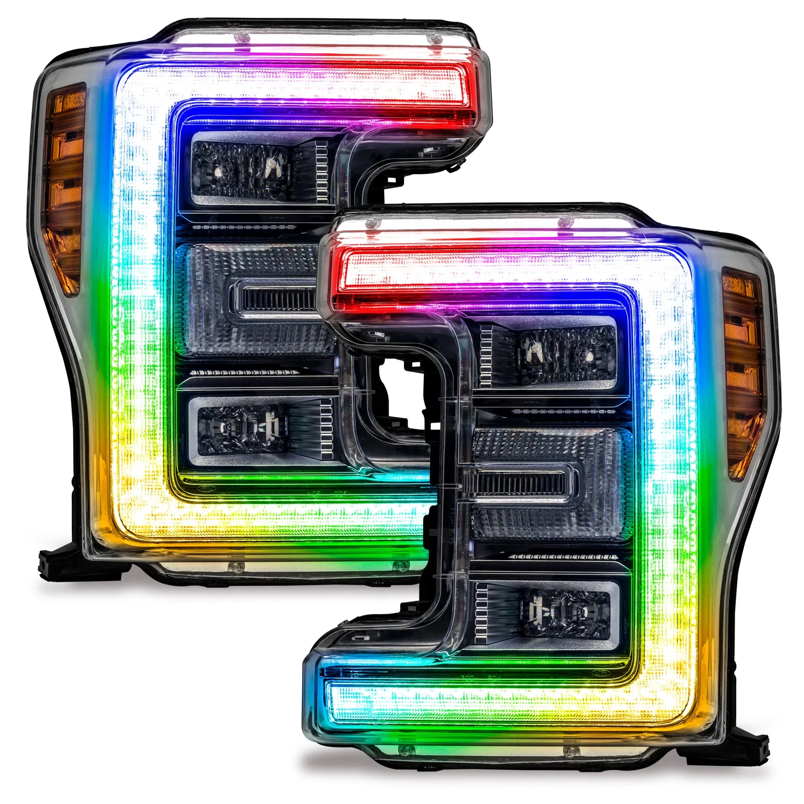 ORACLE Lighting 2017-2019 Ford F-250 /F-350 Superduty ColorSHIFT Headlight DRL Upgrade Kit