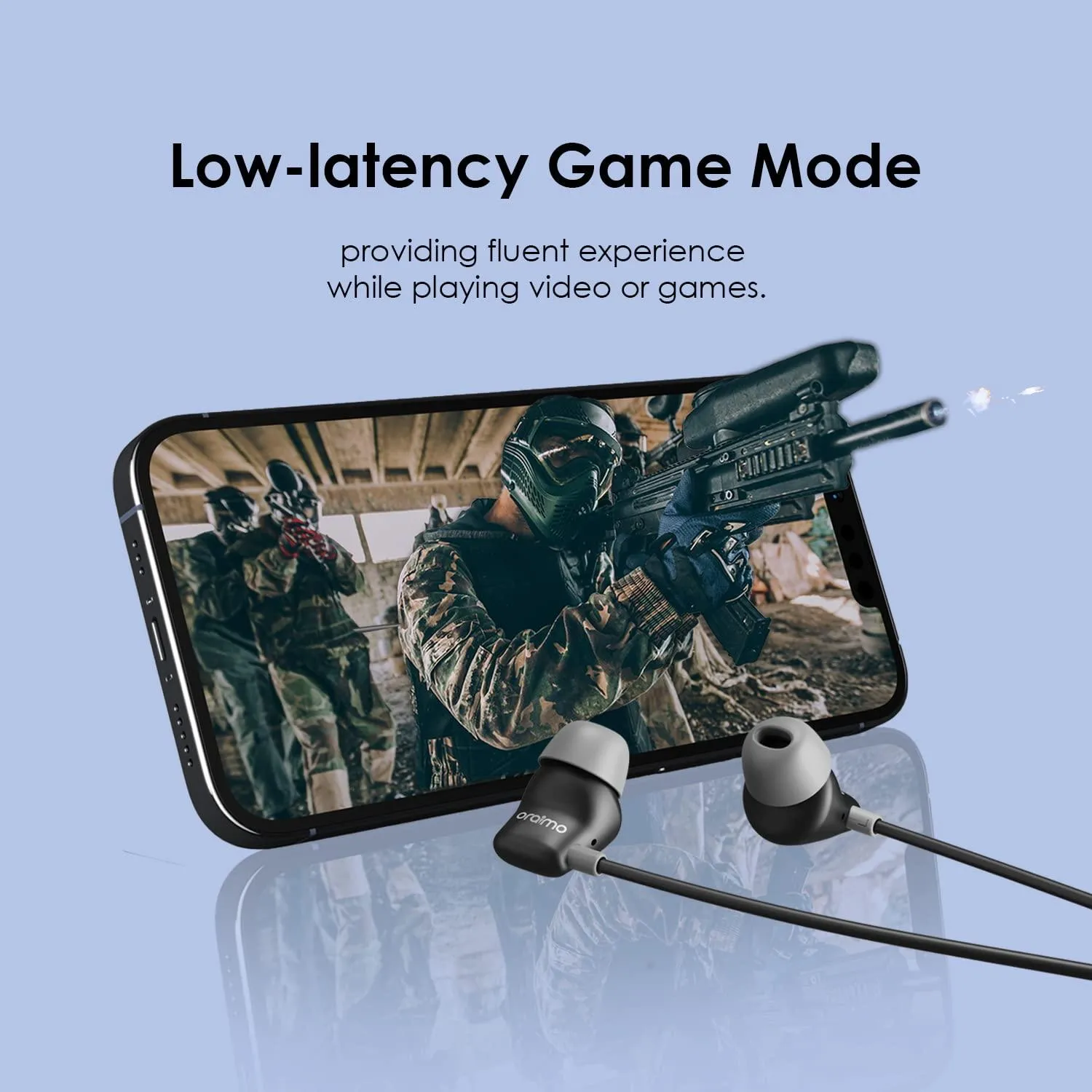 Oraimo OEB-E30D Neckband Wireless Earphone - Black