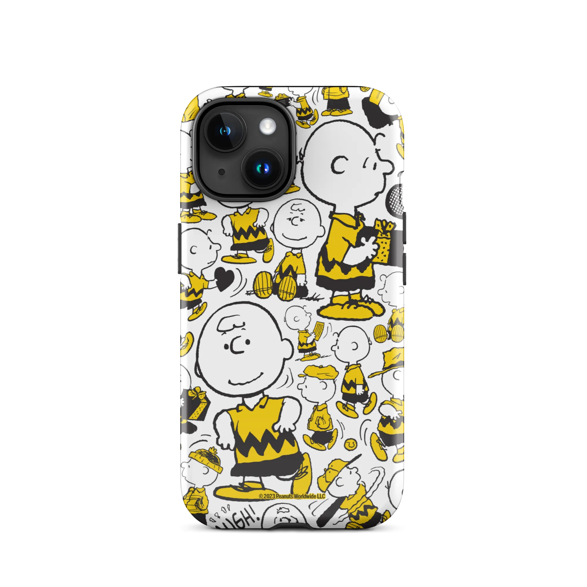 Peanuts Charlie Brown Pattern Tough Phone Case - iPhone