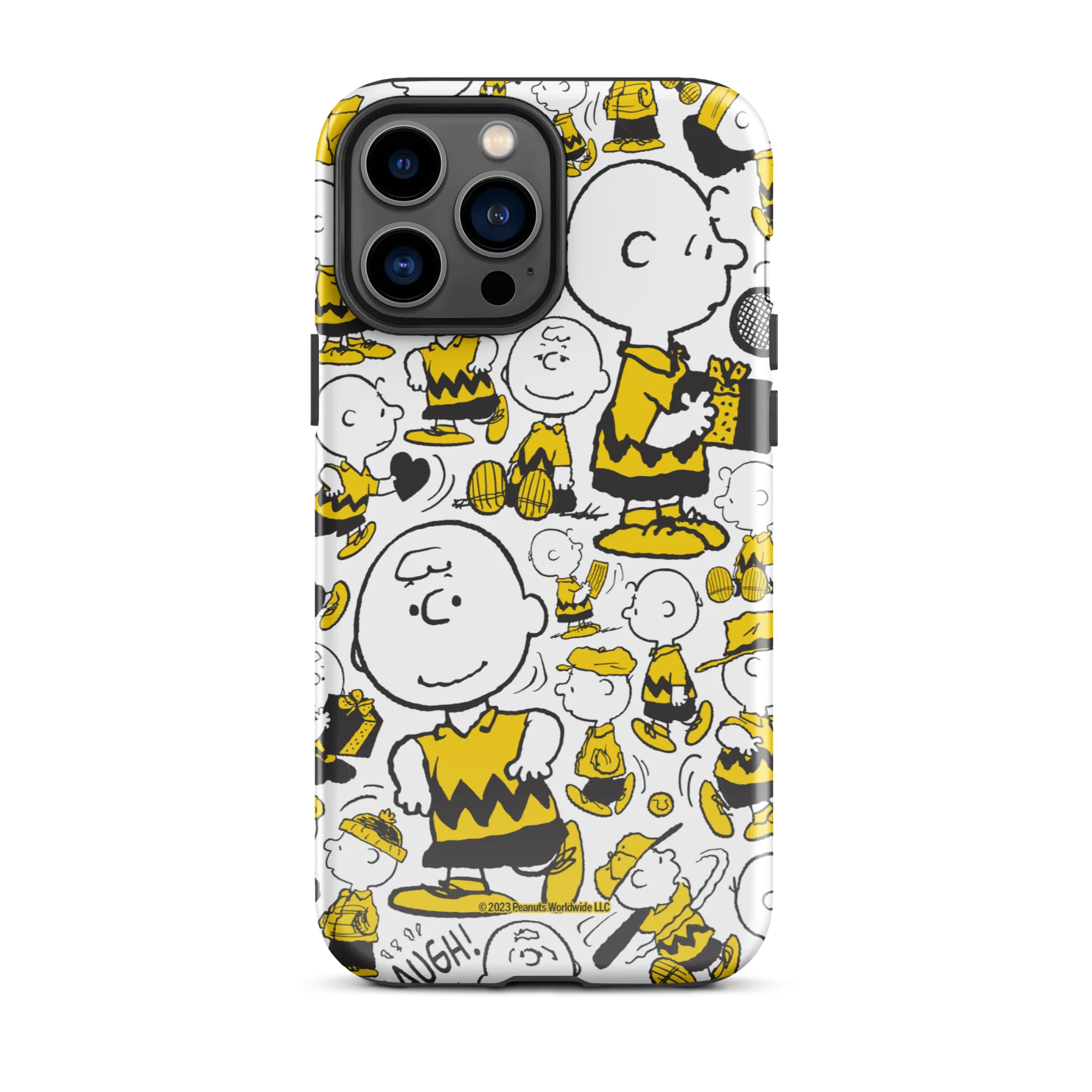 Peanuts Charlie Brown Pattern Tough Phone Case - iPhone
