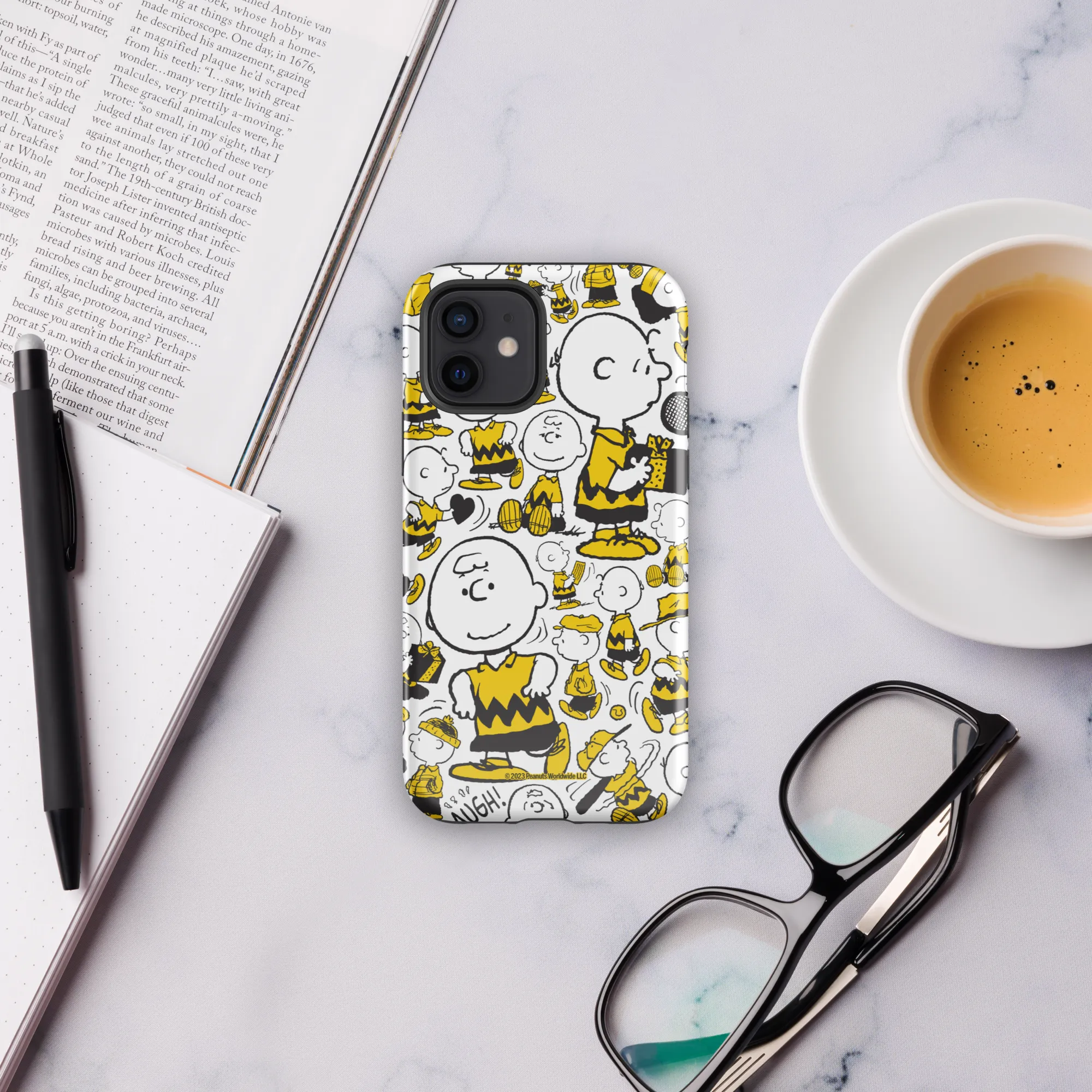 Peanuts Charlie Brown Pattern Tough Phone Case - iPhone
