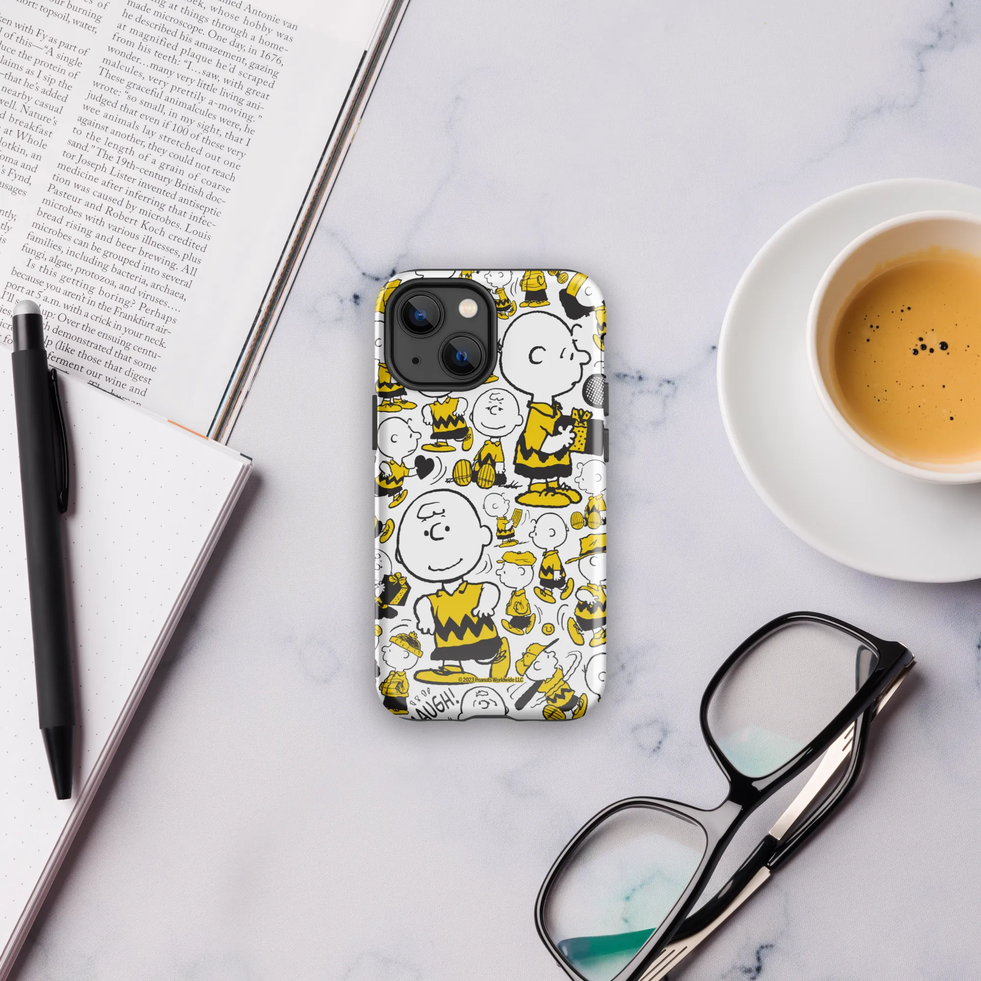 Peanuts Charlie Brown Pattern Tough Phone Case - iPhone