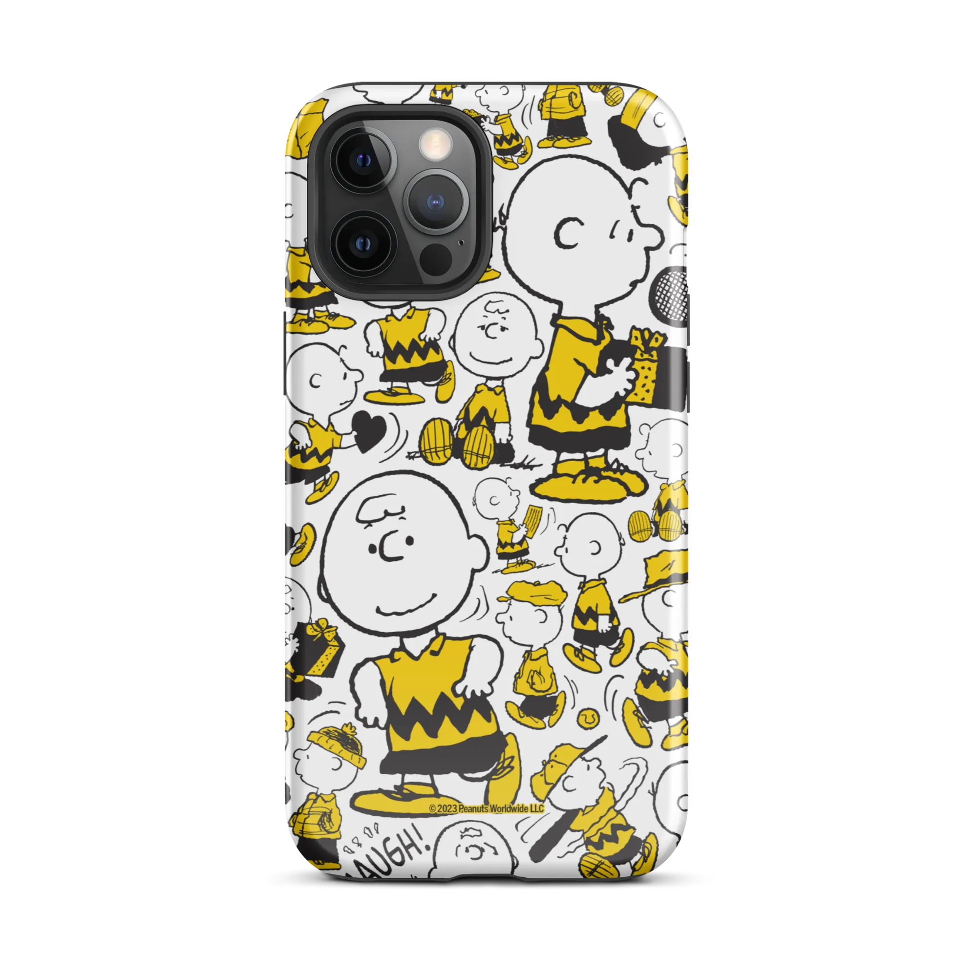 Peanuts Charlie Brown Pattern Tough Phone Case - iPhone