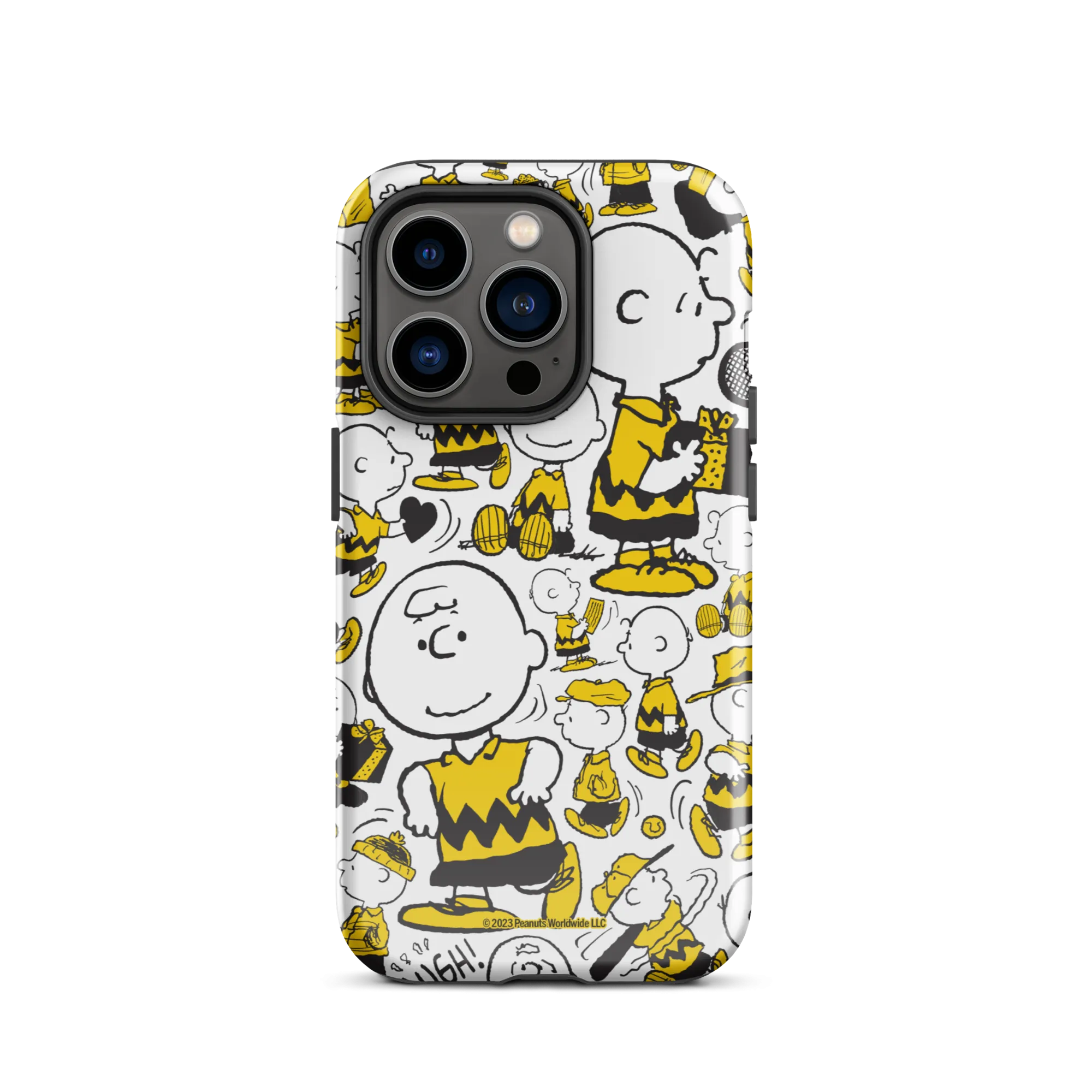Peanuts Charlie Brown Pattern Tough Phone Case - iPhone