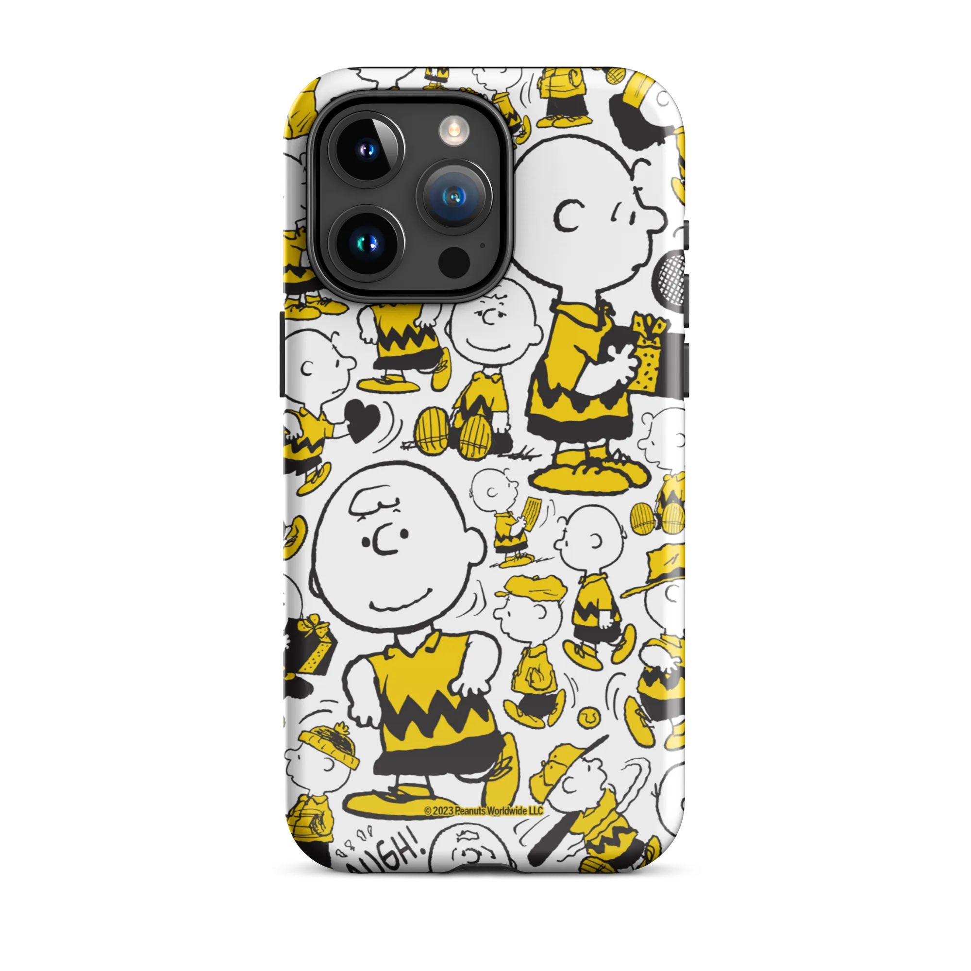Peanuts Charlie Brown Pattern Tough Phone Case - iPhone