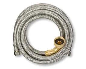 Plumb Pak Lead Free Ice Maker Supply Line, Stainless Steel, 12"