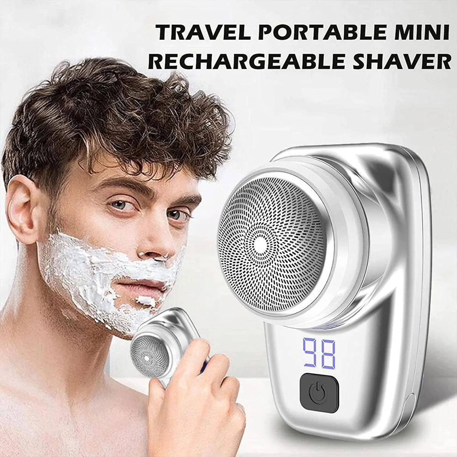 Pocket Size Shaver Wet and Dry Mens Razor