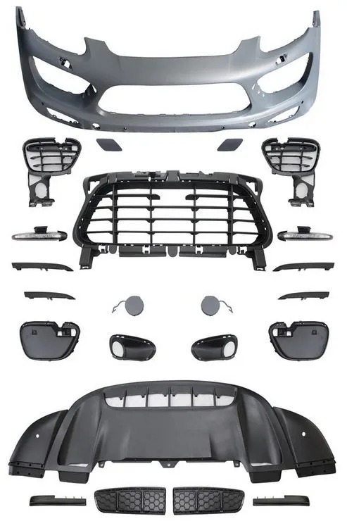 Porsche Cayenne 958 GTS Style Front Bumper Conversion Kit