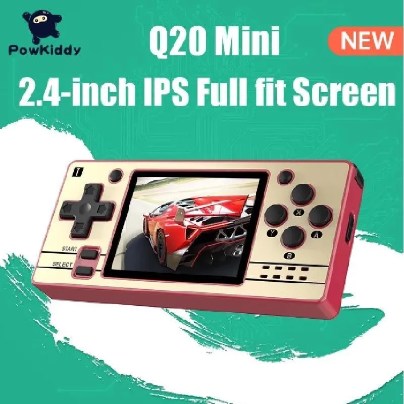 Powkiddy Q20 Mini Open Source 2.4 Inch IPS Screen Handheld Game Console Retro Play Your Retro Favourites On The Move