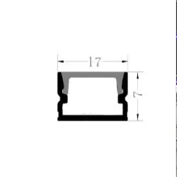 Project LED Strip & Extrusion Kit Aluminium Channel 2m length-PICK UP ONLY