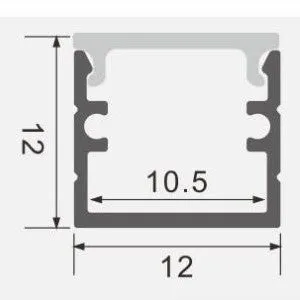 Project LED Strip & Extrusion Kit Aluminium Channel 2m length-PICK UP ONLY