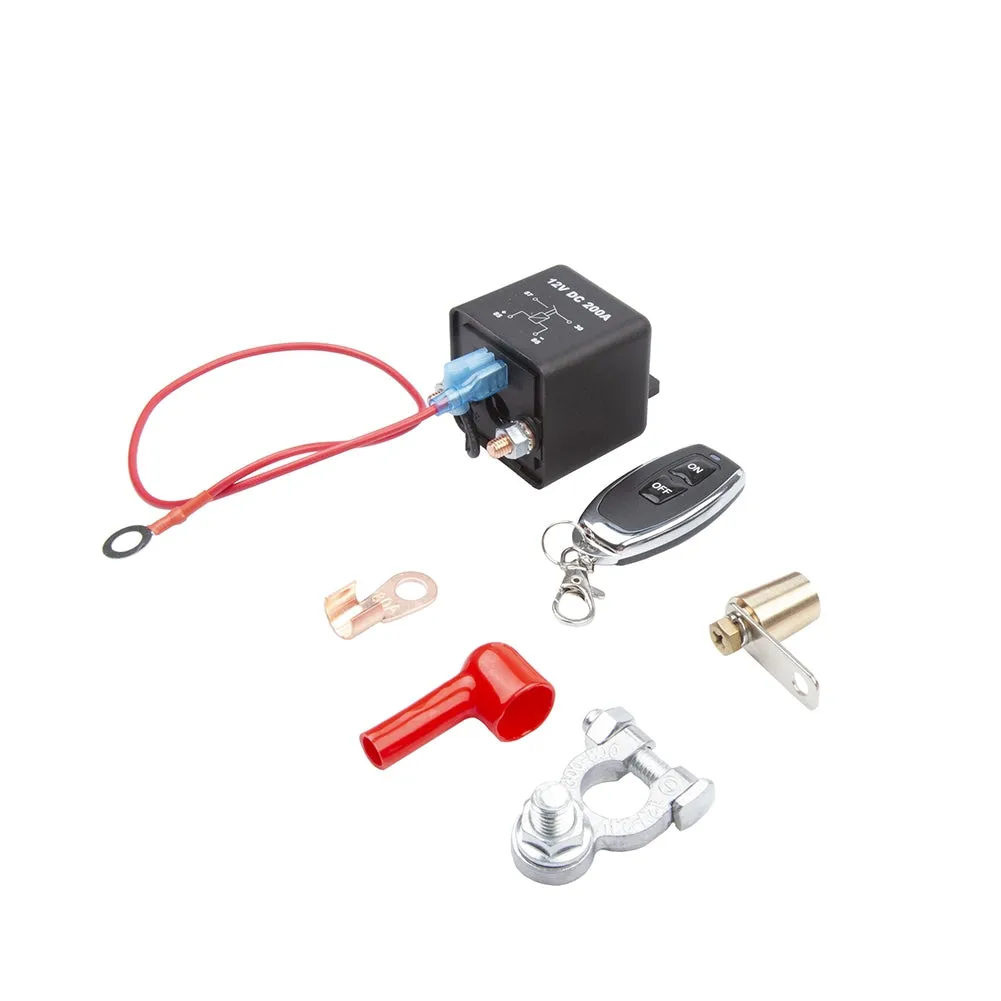 Remote Battery Disconnect Switch Kit Relay Integrated Wireless RC