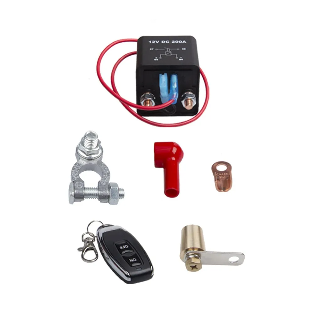 Remote Battery Disconnect Switch Kit Relay Integrated Wireless RC