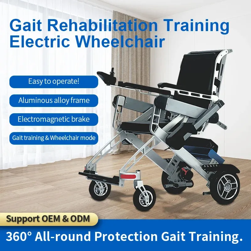 Revolutionize Lower Limb Rehabilitation: Advanced Robotic Rehab Device for Gait Correction & Training I Gait rehabilitation training electric wheelchair I MZW518