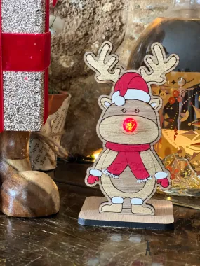 Rudolf The Reindeer Duc~kit - Paint Your Own Decoration Craft Activity Kit