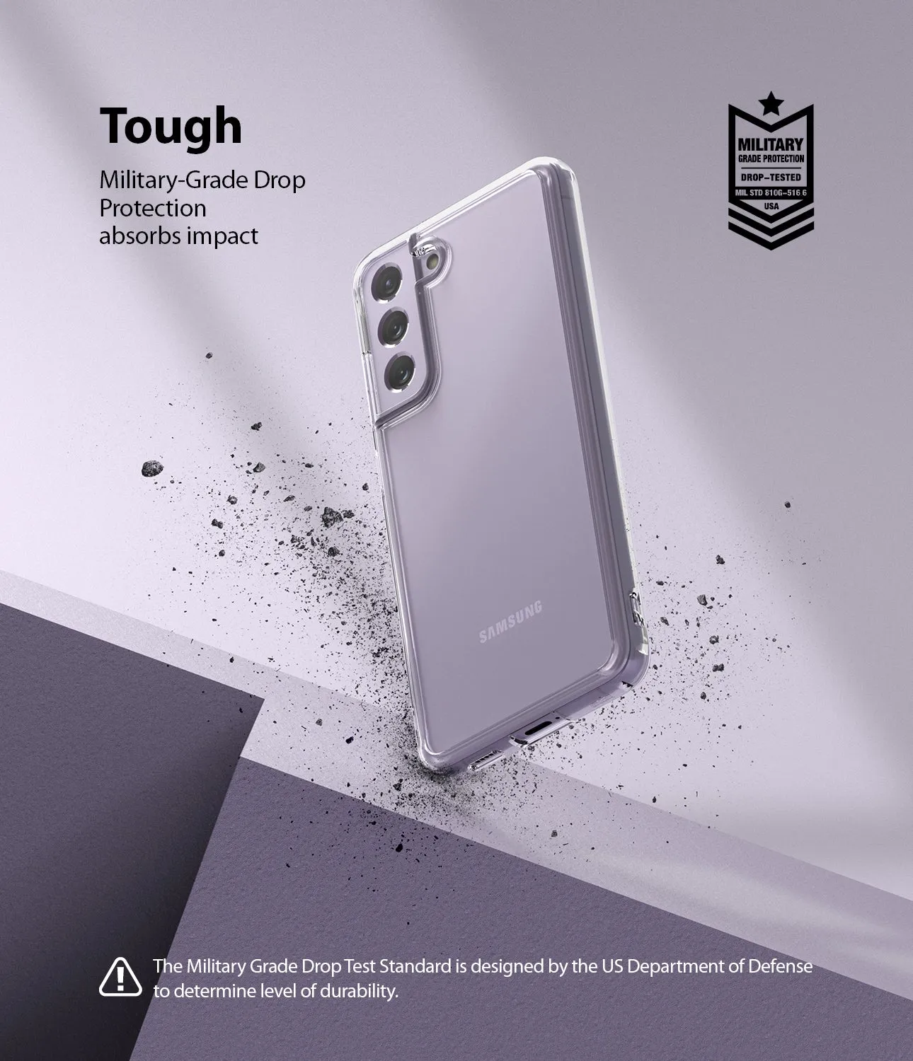 Samsung Galaxy S21 FE 5G Case Cover| Fusion Magnetic Series| Matte Clear
