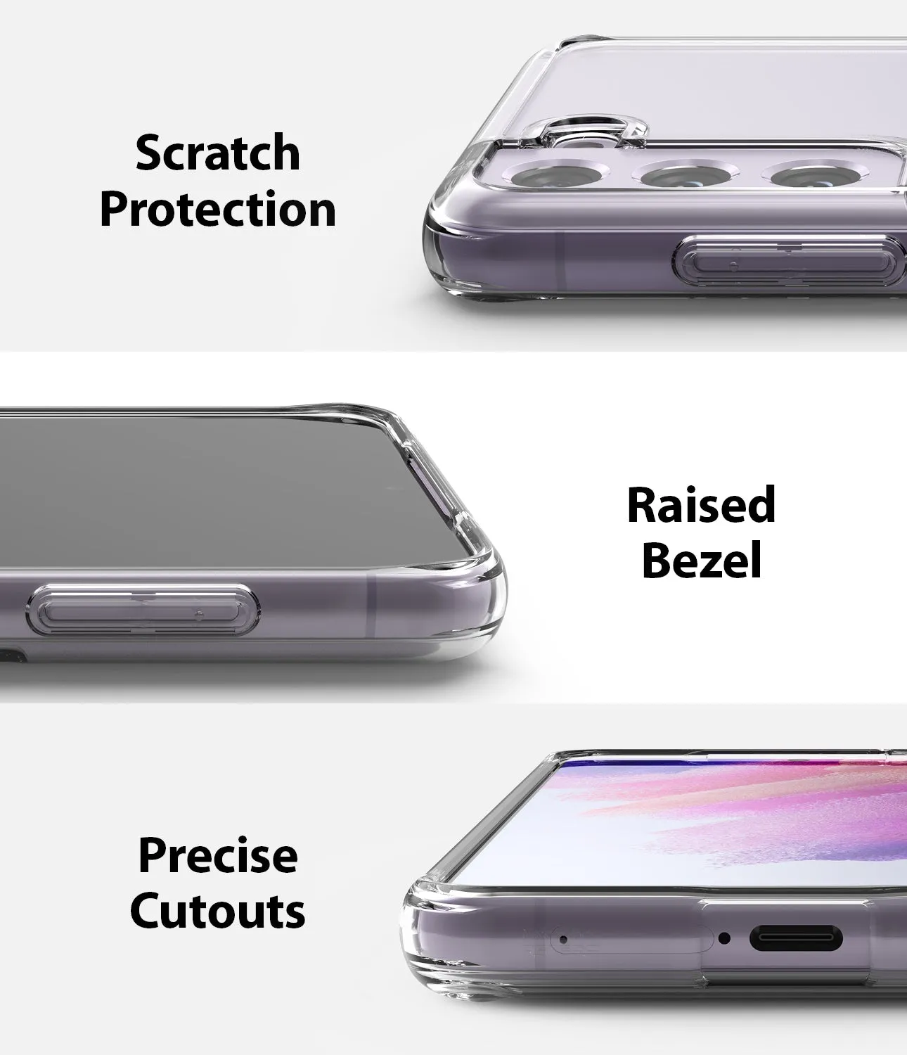Samsung Galaxy S21 FE 5G Case Cover| Fusion Magnetic Series| Matte Clear