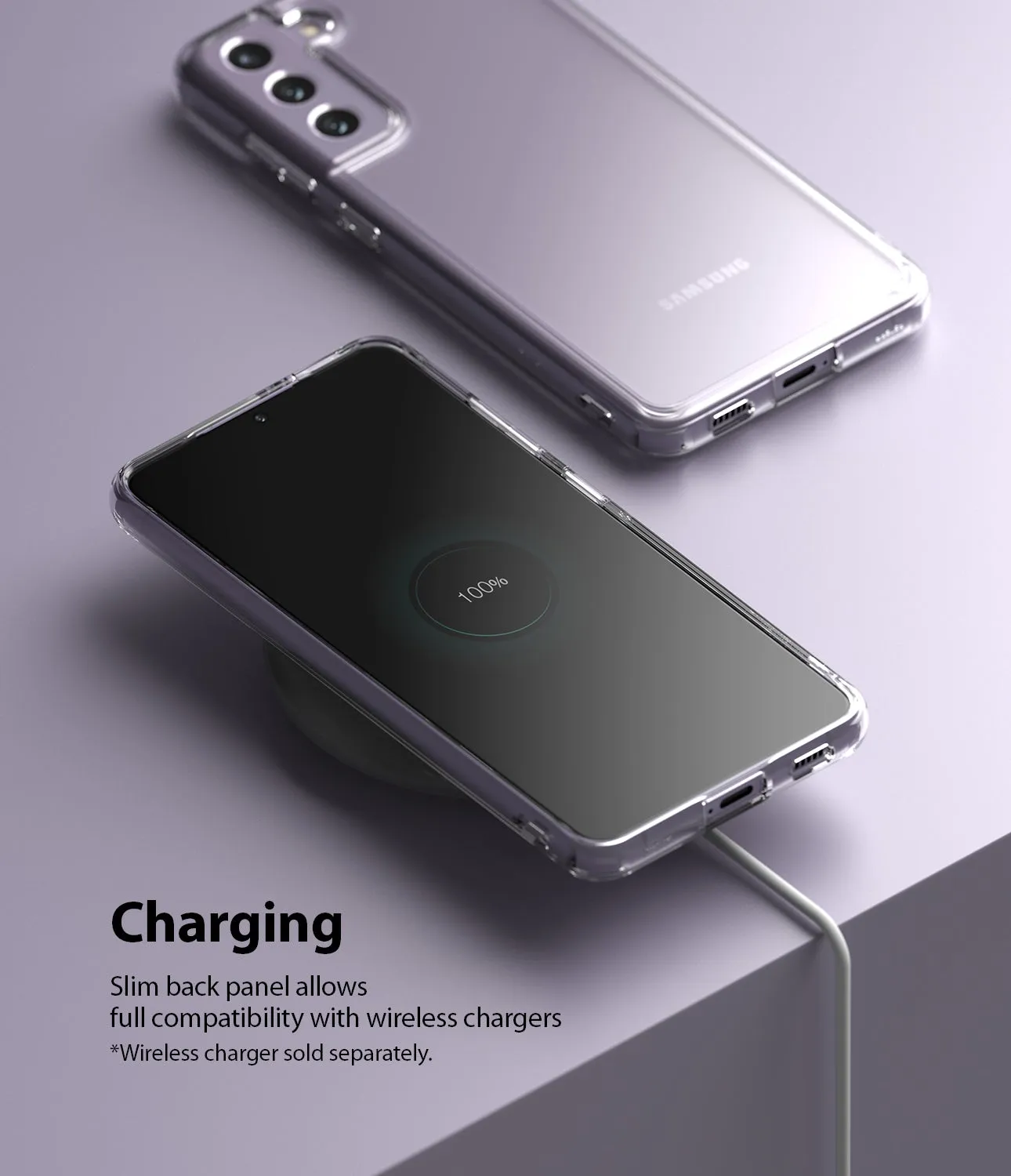 Samsung Galaxy S21 FE 5G Case Cover| Fusion Magnetic Series| Matte Clear
