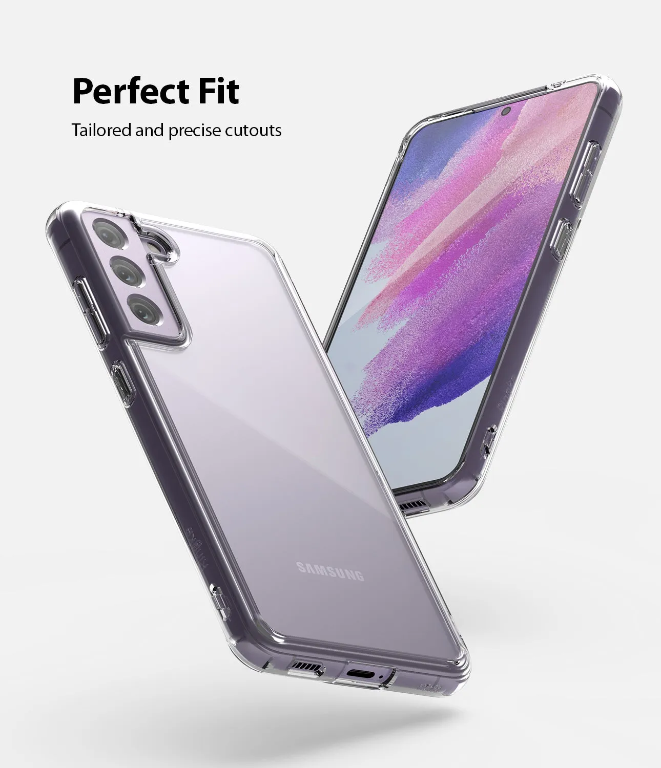 Samsung Galaxy S21 FE 5G Case Cover| Fusion Magnetic Series| Matte Clear