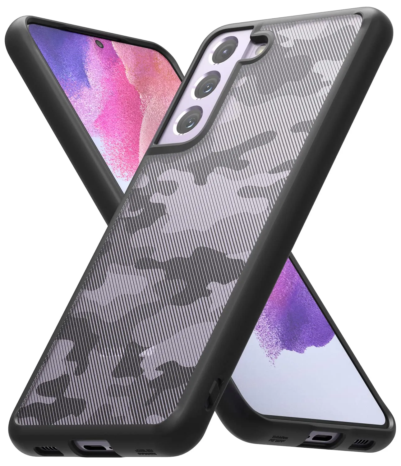 Samsung Galaxy S21 Fe 5G Case Cover| Fusion Series| Matte Camo Black