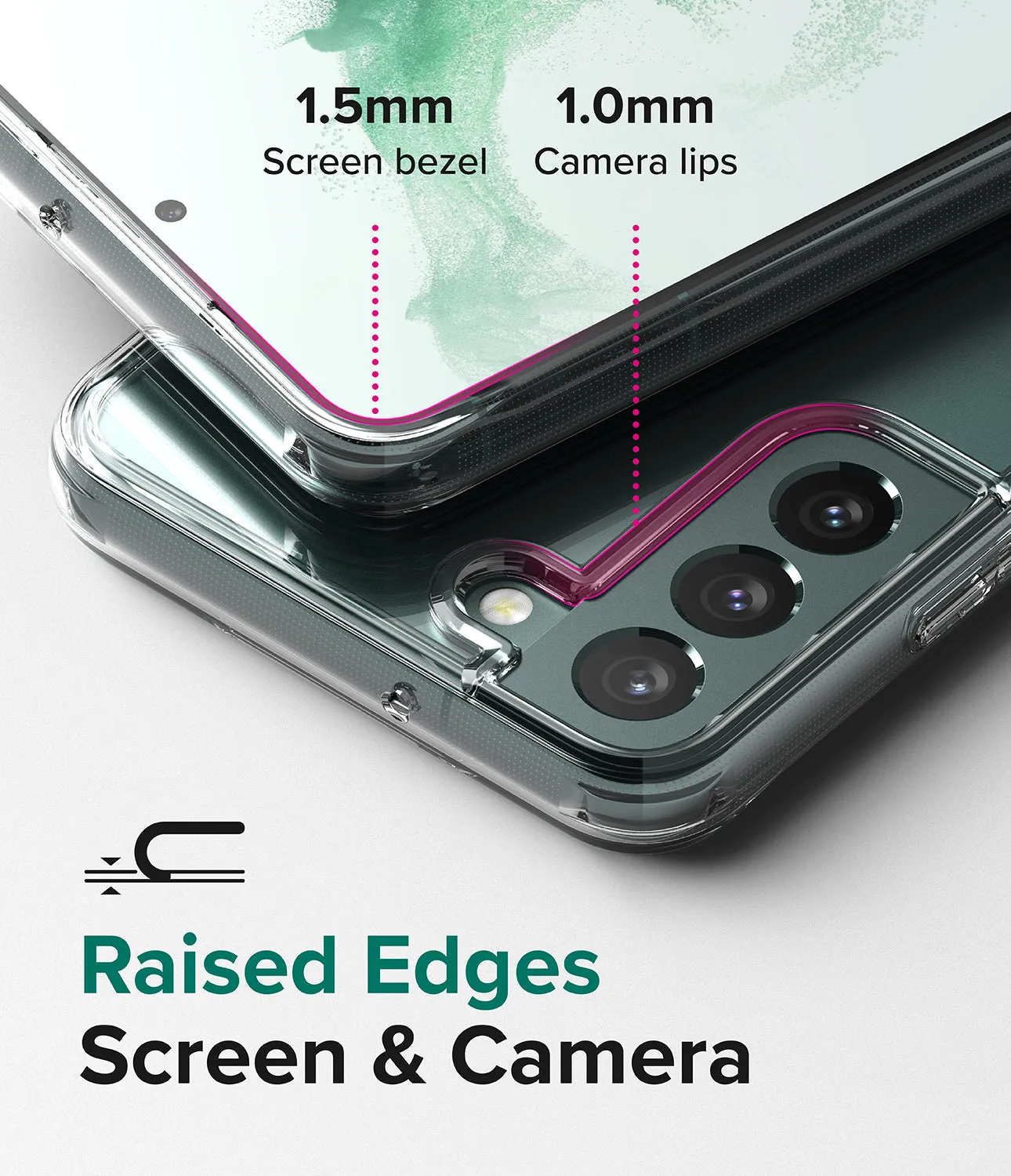 Samsung Galaxy S22 Plus Case Cover| Fusion Series| Clear