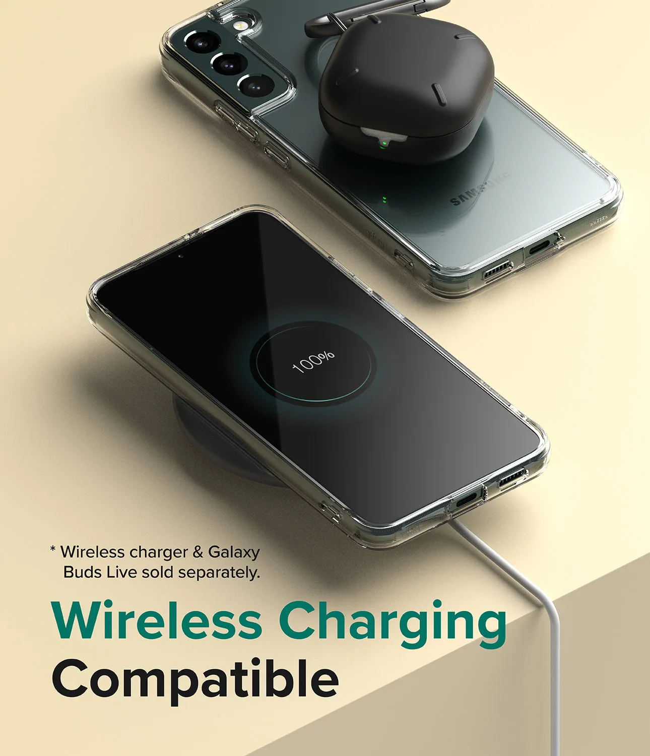 Samsung Galaxy S22 Plus Case Cover| Fusion Series| Clear