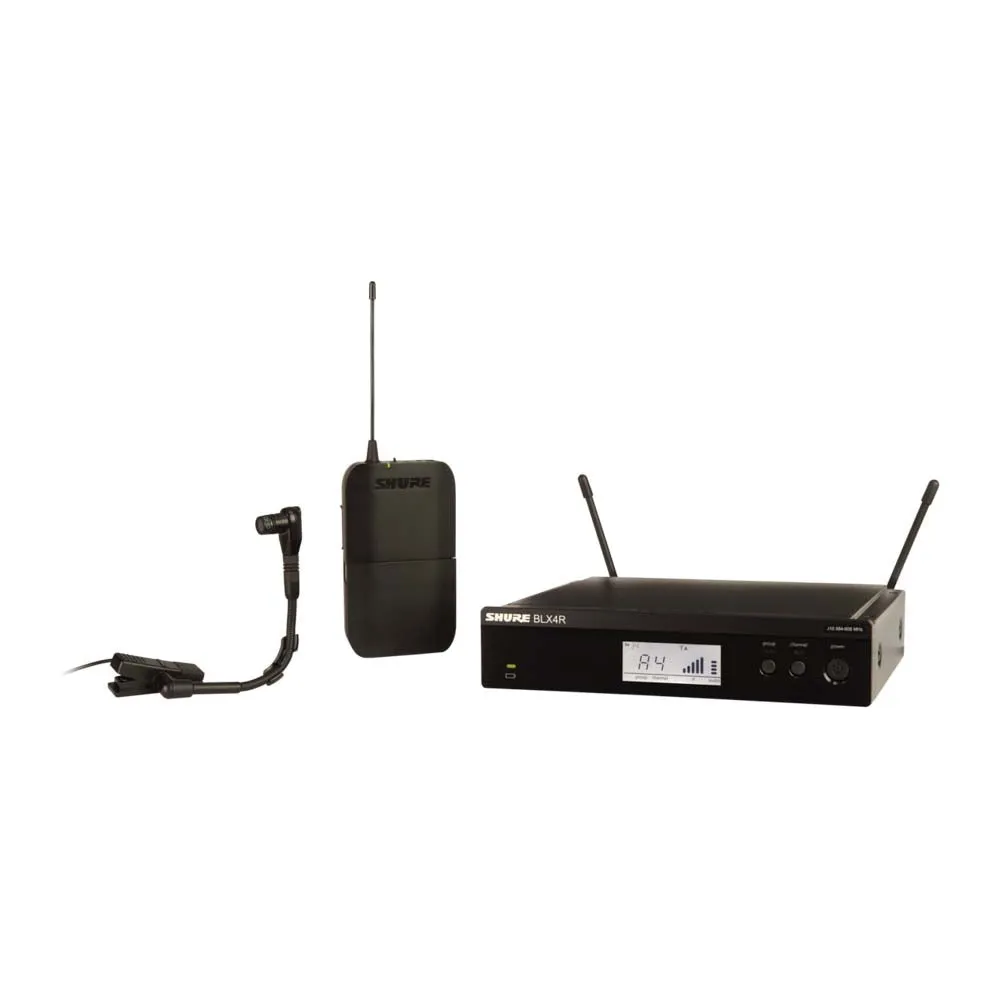 Shure BLX14R/B98 Rackmount Wireless Cardioid Instrument Microphone System