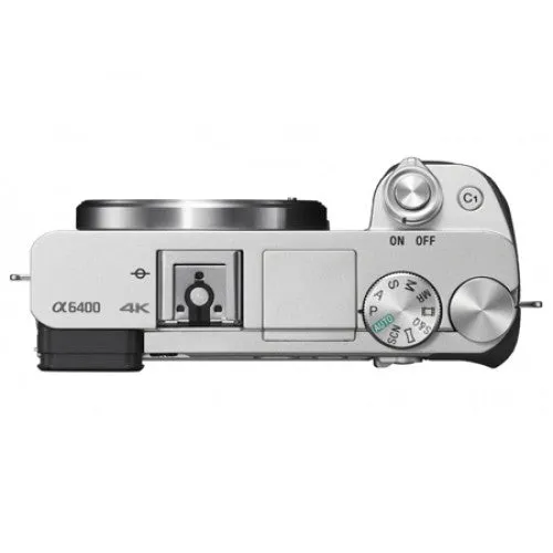 Sony a6400 Mirrorless Camera with 16-50mm Lens - Silver