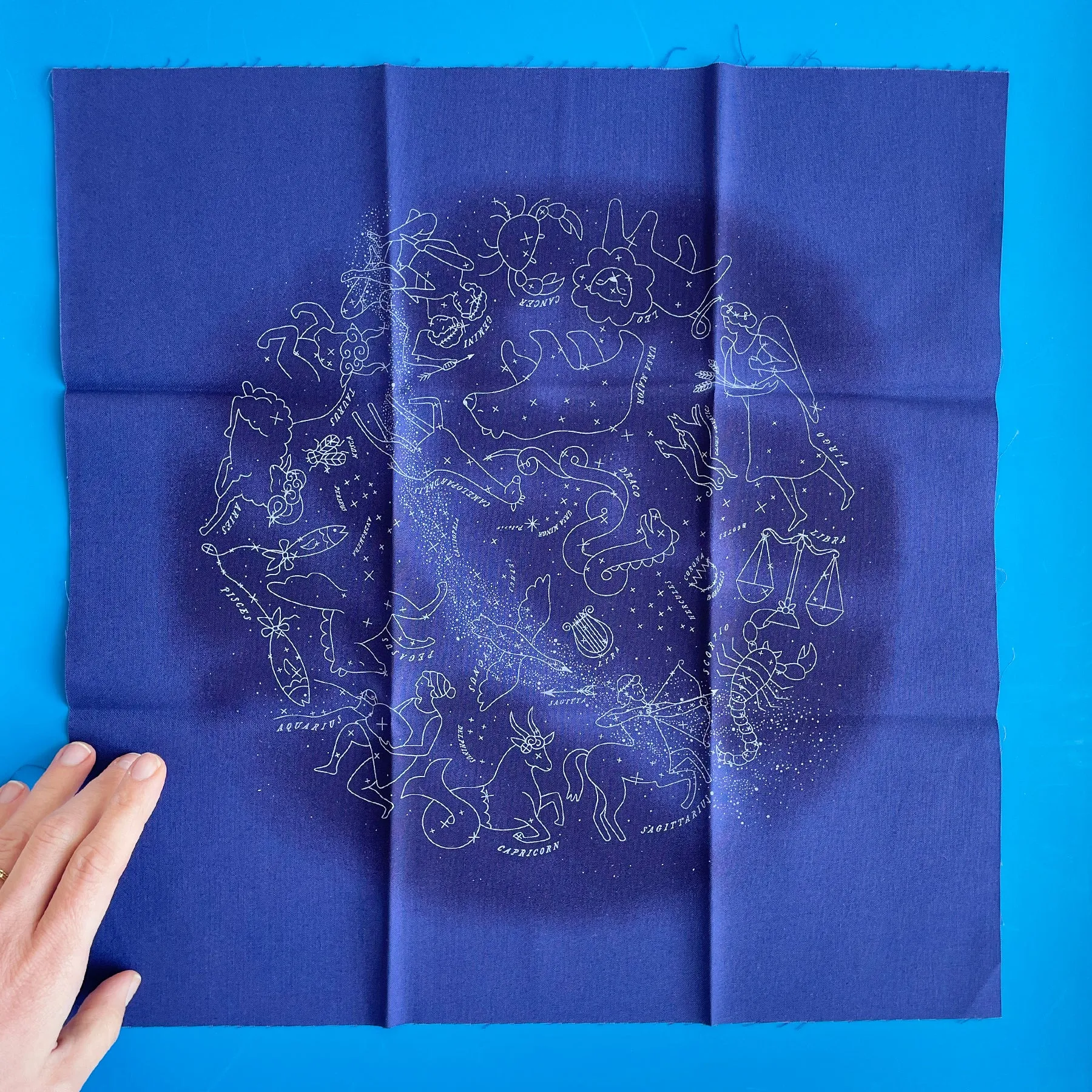 Star Map Hoop Art Kit