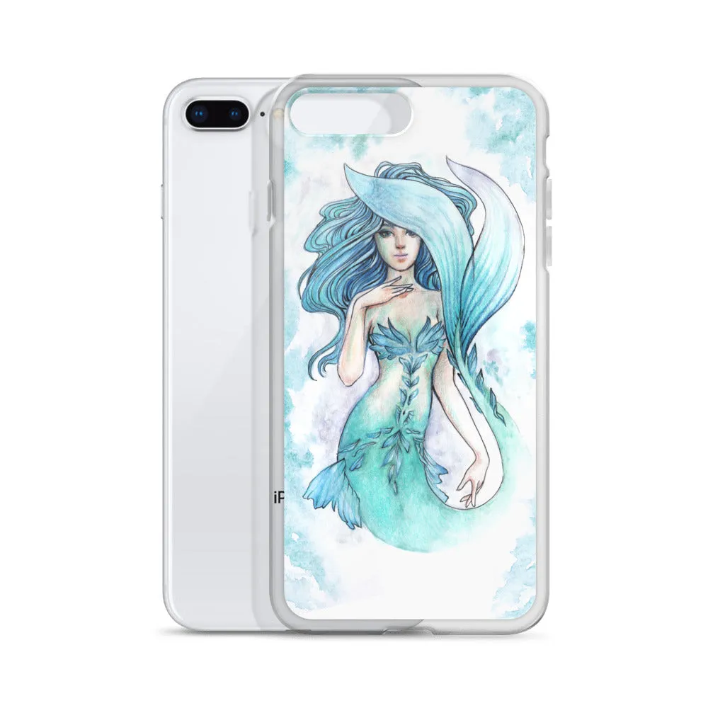 Teal Mermaid iPhone Case