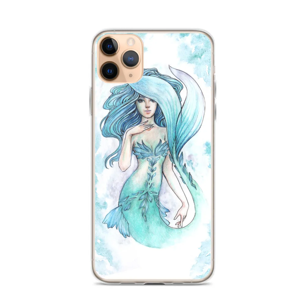 Teal Mermaid iPhone Case